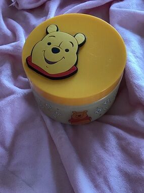 Disney Yellow Winnie the Pooh Kids Accessory Jar